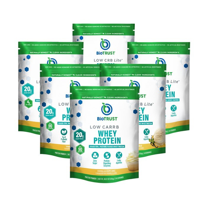 LOW CARB LITE™ PROTEIN POWDER — VANILLA CUPCAKE (6 Pack)