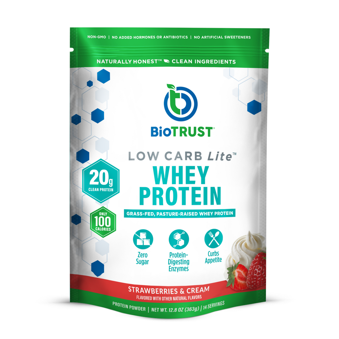 LOW CARB LITE™ PROTEIN POWDER — STRAWBERRIES & CREAM (6 Pack)