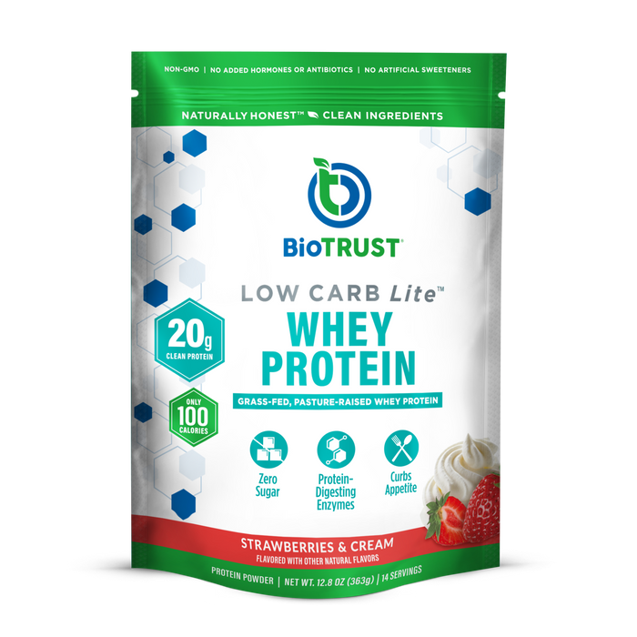 LOW CARB LITE™ PROTEIN POWDER — STRAWBERRIES & CREAM (6 Pack)