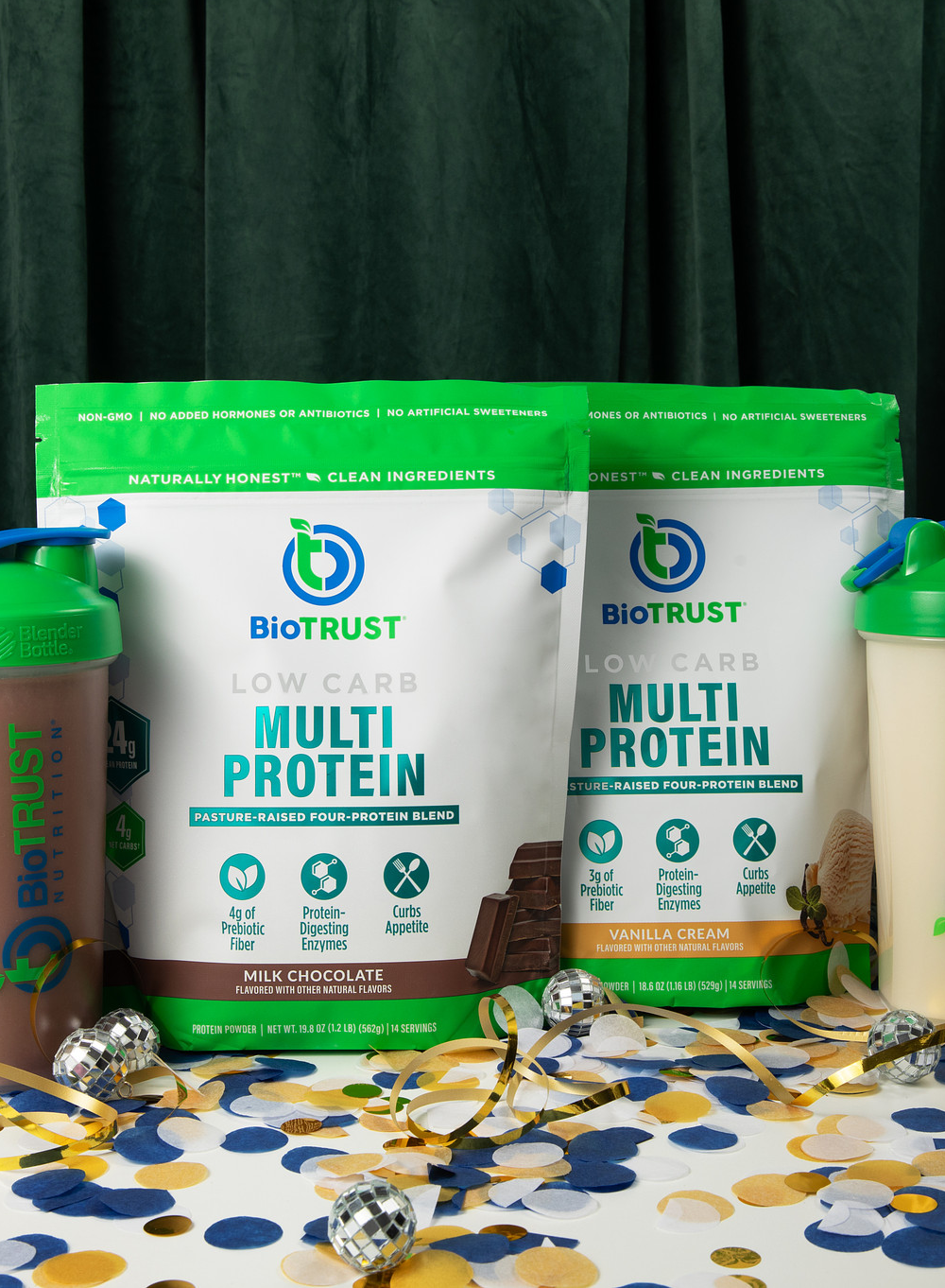 Man drinking supplement