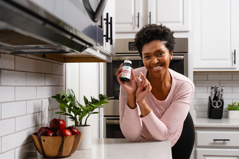 Woman holding MetaboBoost