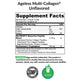 Ageless Multi-Collagen Unflavored Supplement Facts||aria-describedby="text-alternative-collagen-unf-suppfacts"