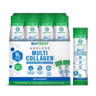 AGELESS MULTI-COLLAGEN® PROTEIN POWDER STICK PACKS