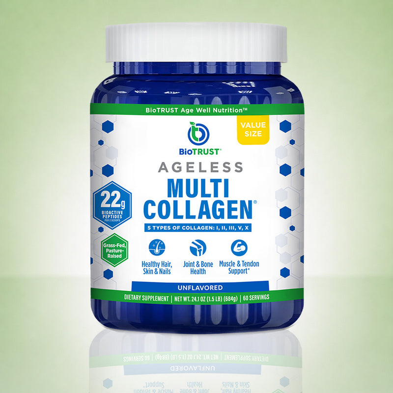 Ageless Multi Collagen® Protein Powder Tub