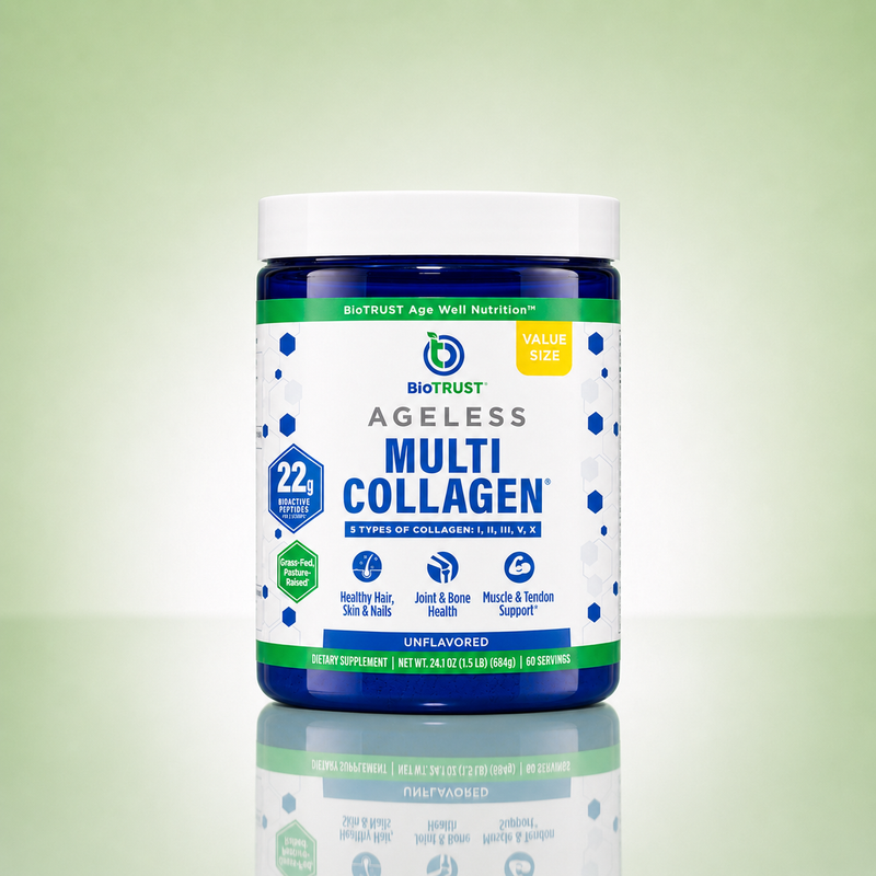 Ageless Multi Collagen® Protein Powder Tub