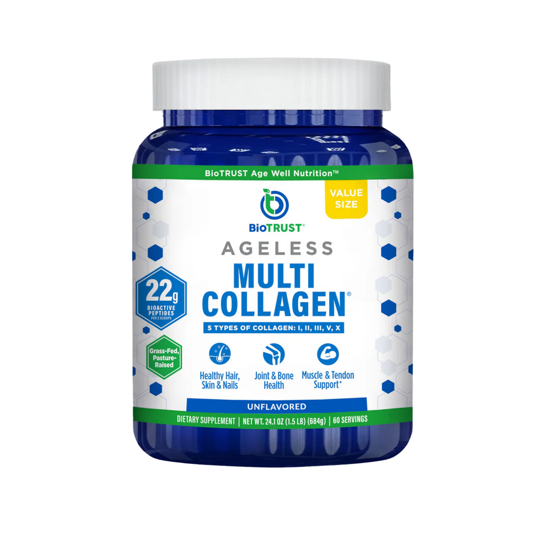 Ageless Multi Collagen® Protein Powder Tub - Image 1 of 7