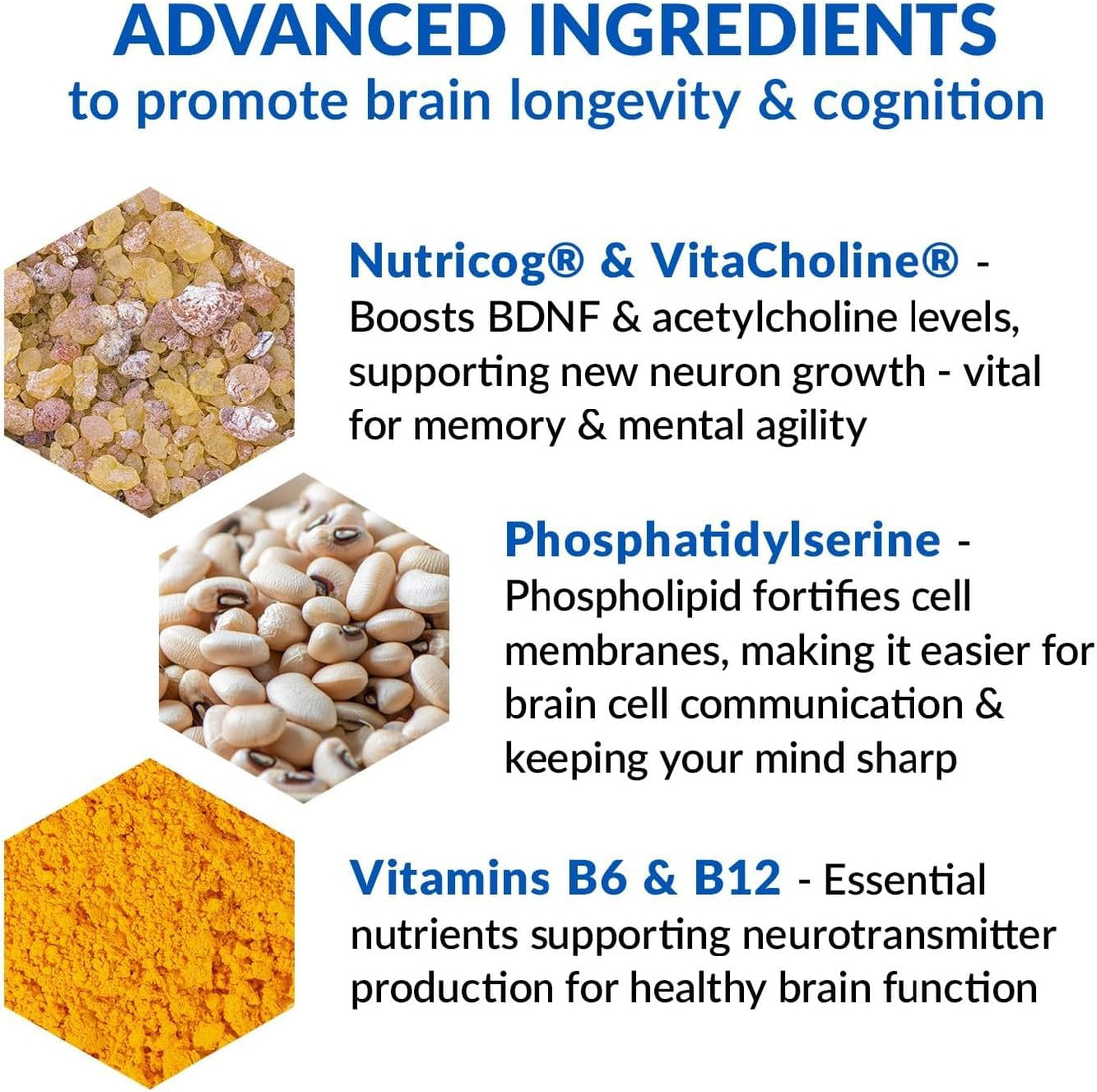 ETERNAL MIND® Brain Health Supplement for Longevity and Cognition - Image 3 of 6