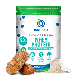 LOW CARB LITE™ PROTEIN POWDER  - GRASS-FED WHEY ISOLATE (5 Delicious Flavors)