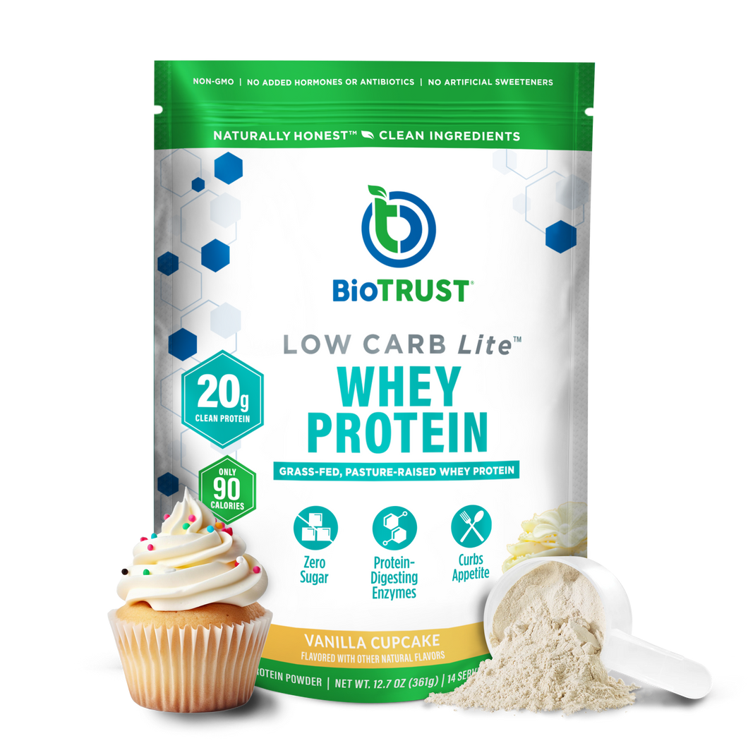 LOW CARB LITE™ PROTEIN POWDER  - GRASS-FED WHEY ISOLATE (5 Delicious Flavors)