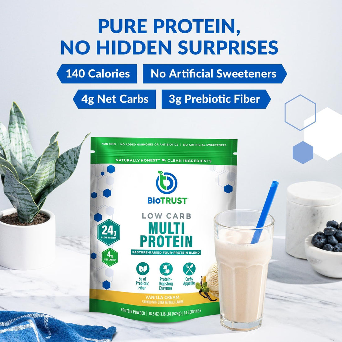 BIOTRUST® LOW CARB MULTI PROTEIN BLEND - Image 3 of 17