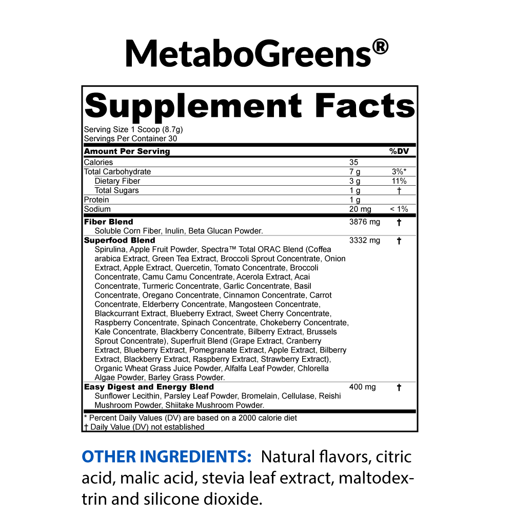 MetaboGreens® — Great-Tasting  Super Greens Powder - Image 6 of 7