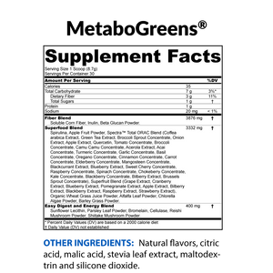 MetaboGreens® — Great-Tasting  Super Greens Powder
