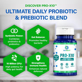 Pro-X10™ — Advanced Probiotic Supplement with Prebiotics thumbnail 3