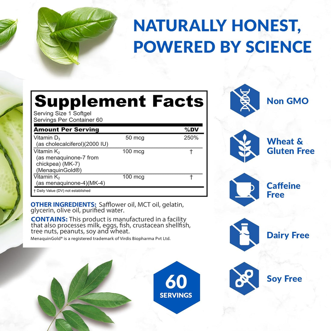 SOL JOY™ — HIGH-POTENCY VITAMIN D3 + K2 SUPPLEMENT - Image 6 of 6