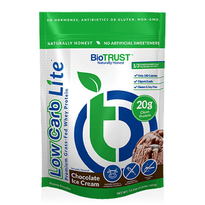 Low Carb Lite Protein Powder Chocolate Ice Cream Packaging