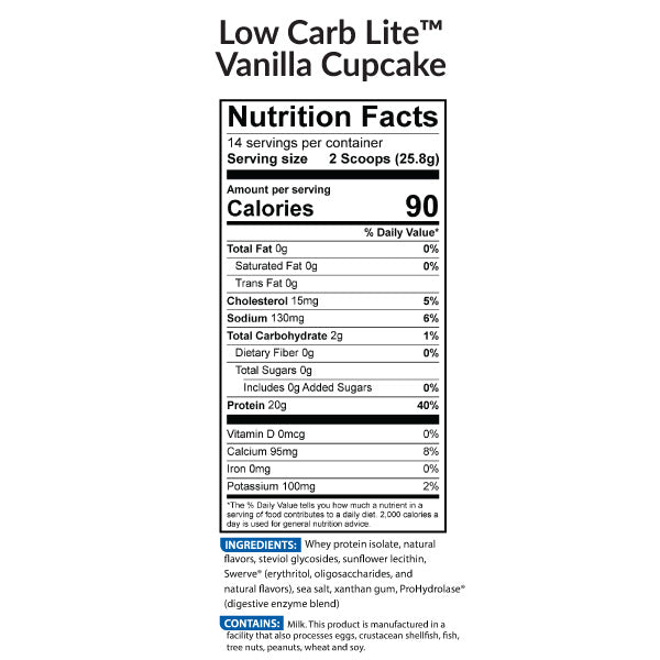 LOW CARB LITE™ PROTEIN POWDER  - GRASS-FED WHEY ISOLATE - Image 12 of 13