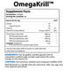 OmegaKrill Supplement Facts