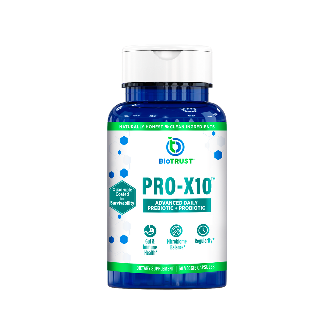 Pro-X10™ — Advanced Probiotic Supplement with Prebiotics - Image 1 of 8