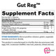 Gut Reg Supplement Facts