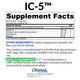IC-5 Supplement Facts