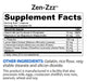 Zen-Zzz Supplement Facts